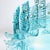 2020s Modernist Hand-Blown Aquamarine Murano Glass Chandelier With Frosted Diffuser For Sale - Image 5 of 18