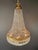 Brass Antique Crystal Basket Chandelier Brass Directoire Style Restored Empire Italy For Sale - Image 8 of 11