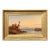 19th Century Sunset on the Hudson River Oil Painting For Sale