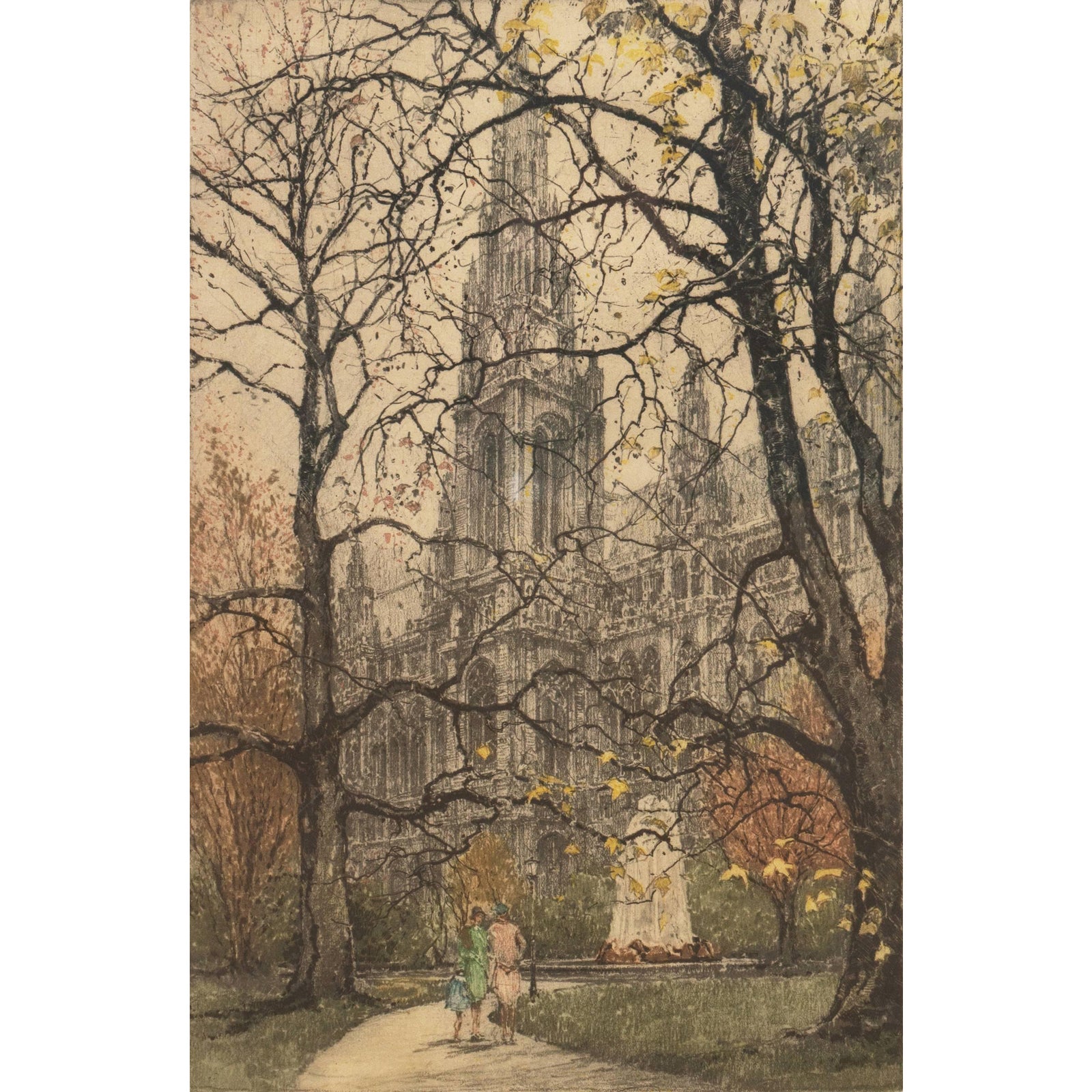 St Stephen S Cathedral Vienna By Luigi Kasimir Circa 1925