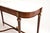 French Walnut Console Table with Marble Top, 1930s For Sale - Image 9 of 12