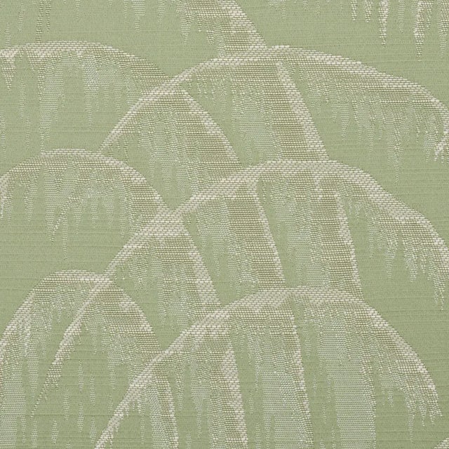 Schumacher SAMPLE - Schumacher Voussoir Moderne Fabric In Celedon For Sale - Image 4 of 4