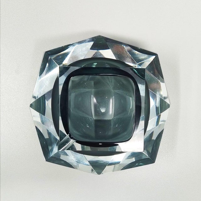 Mid-Century Modern Grey Ashtray by Flavio Poli for Seguso, 1960s For Sale - Image 3 of 7