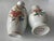 Set of Chinese porcelain vases. Two pieces from the mid-20th century Visible in the photos. Dimensions: Height - 12 cm....