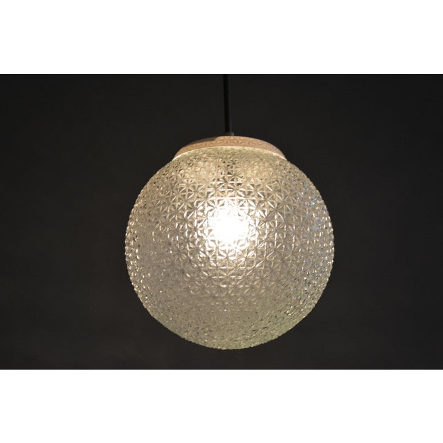 Silver Mid-Century Chandelier in Chromed Steel, Glass and Plastic, Czech, 1960s For Sale - Image 8 of 9