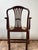 Wood Antique English George III Mahogany Hepplewhite Armchair C. Early 19th Century For Sale - Image 7 of 15
