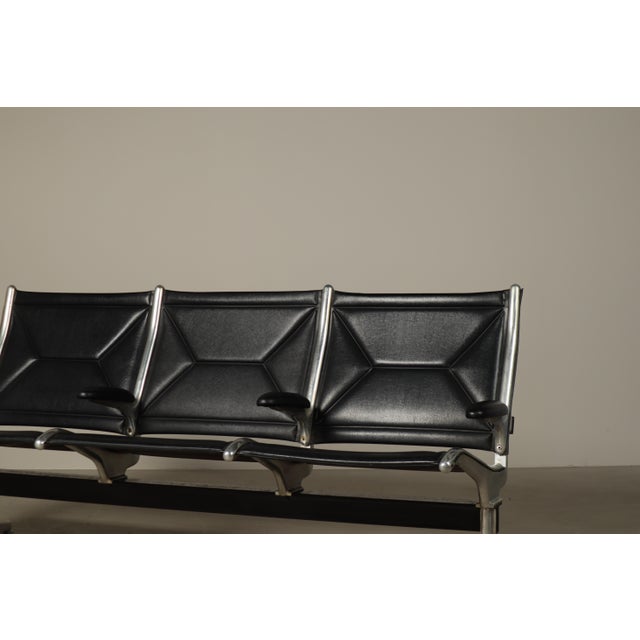 Tandem Sling Bench by Charles & Ray Eames for from Herman Miller, 1960s For Sale - Image 13 of 16