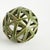 This contemporary little orb is made of thin ceramic strips giving it an open and airy feel. The dynamic, reactive glaze...