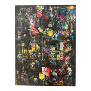 Up We Go, Original Contemporary Abstract Expressionist Collage By, Ellen Reinkraut Mixed Media