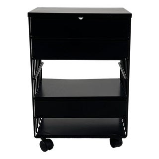 Wire Chest of Drawers on Wheels by Bruna Rapisarda for Robots, 1980s For Sale
