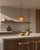 Amber Blown Glass Pendant Light by Artem Zakharchenko-Halytskyi For Sale - Image 4 of 6