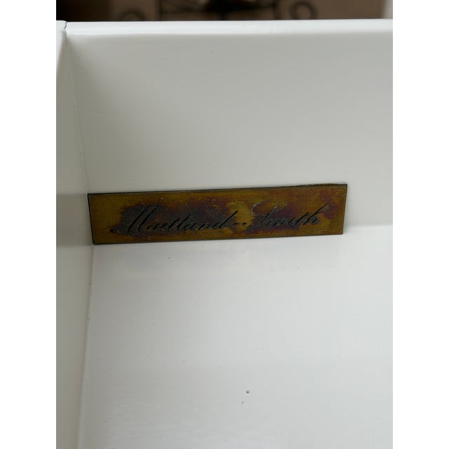 Late 20th Century White Lacquered Chippendale Console by Maitland-Smith For Sale - Image 10 of 15