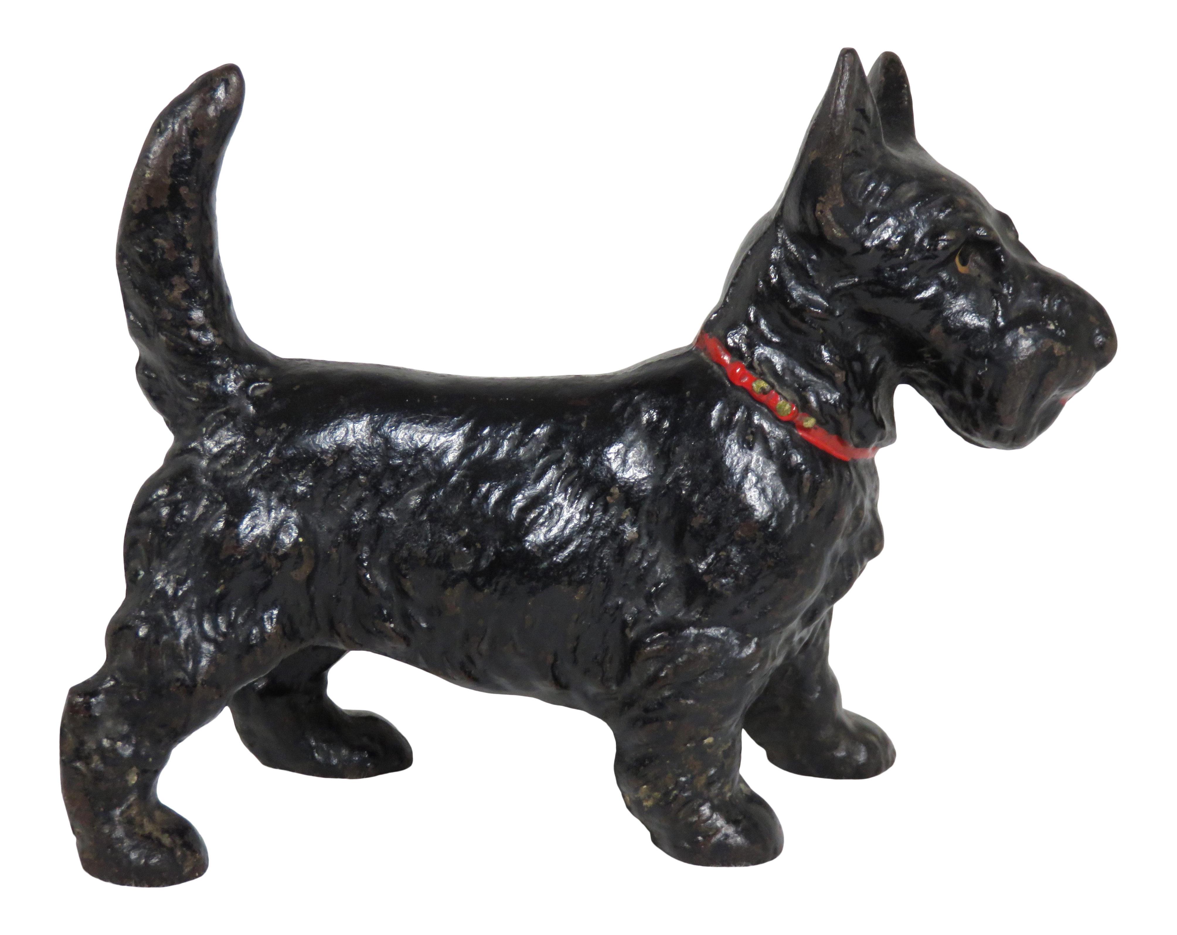 vintage cast iron scottie dog