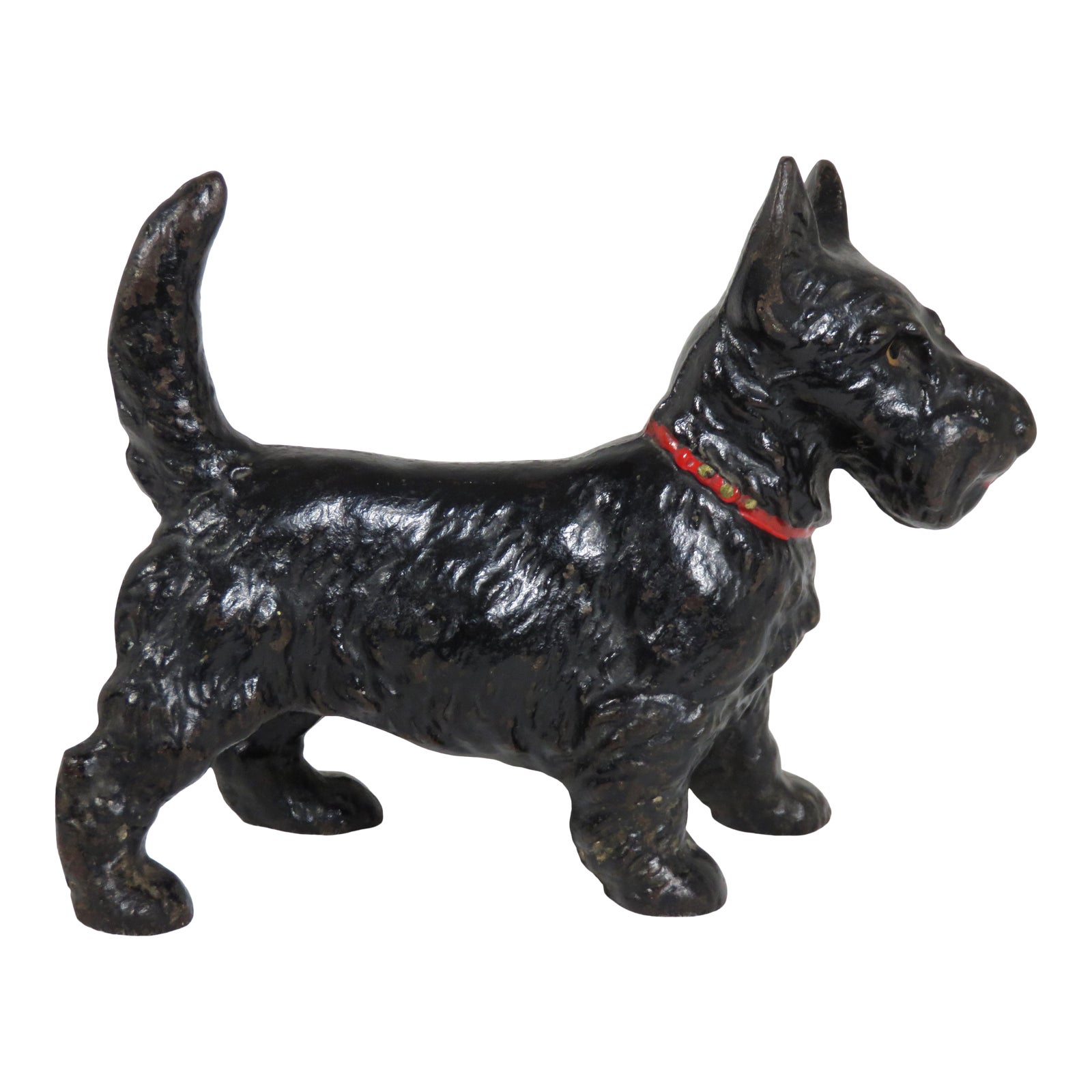 1930s Vintage Cast Iron Scottie Dog Doorstop Chairish