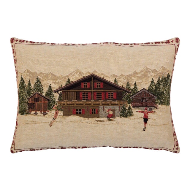 Nordic Lodge Cushion With Feather Filler - 33x46cm (13"x18") For Sale