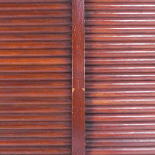 Oak Roller Shutter Cabinet, 1920s For Sale - Image 16 of 18