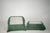 Set of Togo Lounge Chair and Pouf in Emerald Boucle Fabric by Michel Ducaroy for Ligne Roset, 1973 For Sale - Image 3 of 16