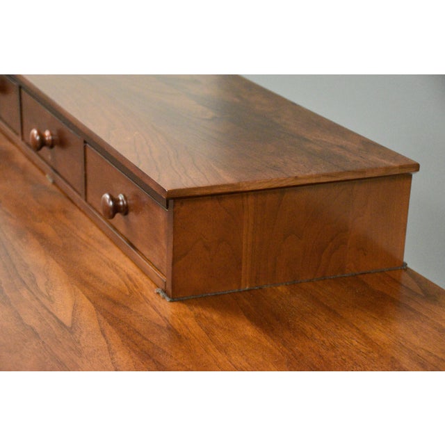 Ethan Allen 1990s Ethan Allen American Impressions Solid Cherry Dresser Topper For Sale - Image 4 of 8