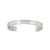 Tiffany and Co. Tiffany & Co. Atlas 925 Sterling Silver Roman Numeral Cuff Bangle Bracelet For Sale - Image 4 of 8