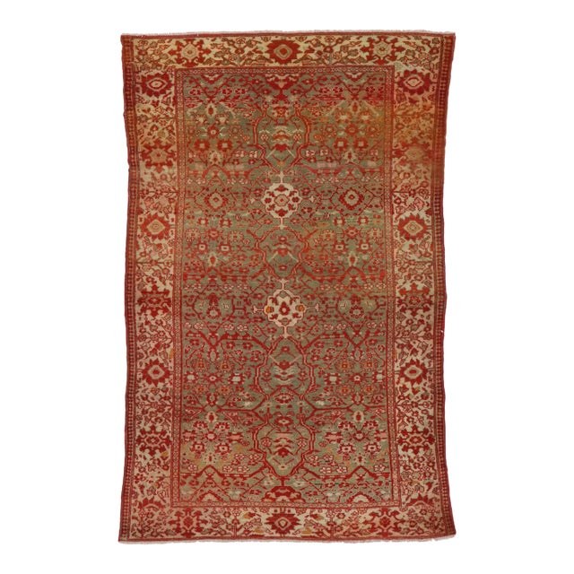 Antique Persian Malayer Rug - 04'01 X 06'05 For Sale