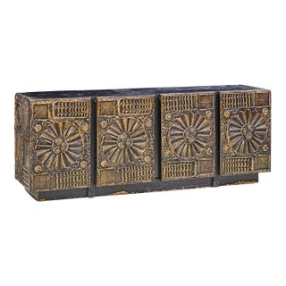 Adrian Pearsall for Craft Associates Mid Century Goop Brutalist Credenza For Sale