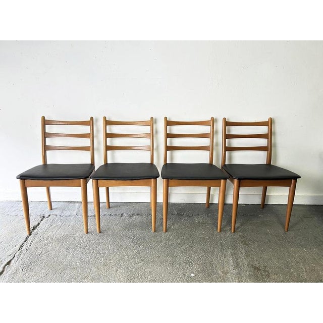 Mid-Century Dining Chairs from Schreiber Furniture, Set of 4 For Sale - Image 3 of 9