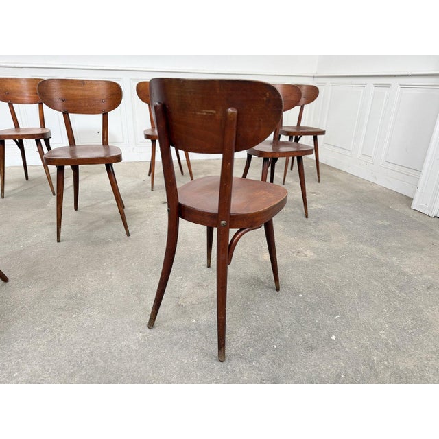 Chairs from Baumann, 1960s, Set of 8 For Sale - Image 6 of 9