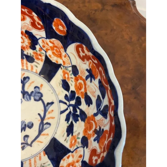 Blue Japanese Imari Bowl, 1900s For Sale - Image 8 of 9