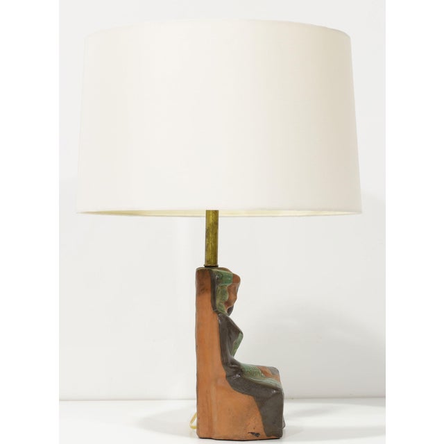 Ceramic 1950s Marianna Von Allesch Sculptural Table Lamp For Sale - Image 7 of 8