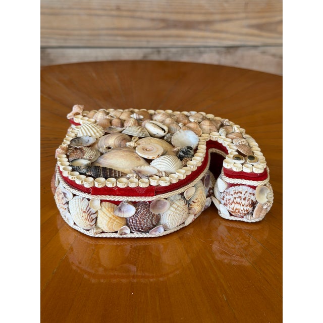 Vintage Coastal Seashell Snail Trinket Box – Florida Kitsch Jewelry Box For Sale In Naples, FL - Image 6 of 11