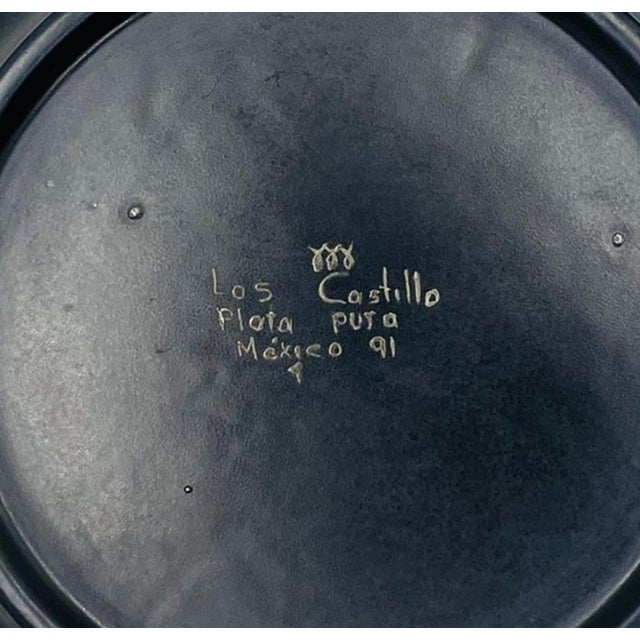 Emilia Castillo for Los Castillo Plata Pura Porcelain & Silver Bowl, Taxco, 1991 For Sale - Image 18 of 18