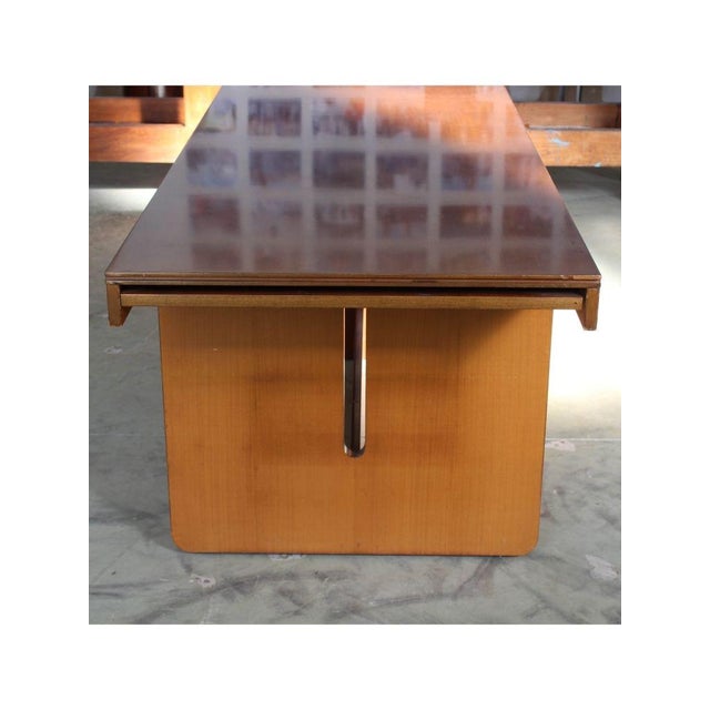 Rectangular Table with Extensions from Asnaghi, Italy, 1960s-1970s For Sale - Image 3 of 14