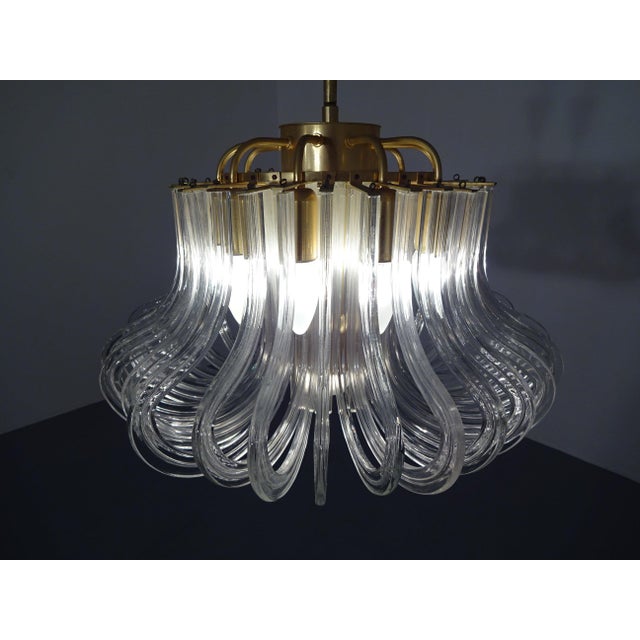 Gold Mid-Century Chandelier from Bakalowits & Söhne, Austria, 1950s For Sale - Image 8 of 18