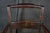 Antique 19th Century Early American Hitchcock Style Mahogany Caned Arm Chair For Sale - Image 11 of 18