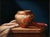 Sue Krzyston (Arizona, b. 1948) oil on canvas still life canvas titled "The Traditional Way" depicting a tabletop...