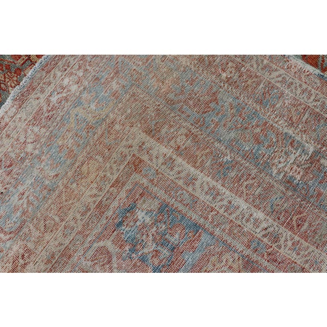 Large Scale Antique Persian Hamedan Rug With Colorful Tribal Design 11'7 X 14'4 For Sale - Image 16 of 16