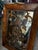 Rare Vintage, Antiqued Metal Overlain Oak Framed, Floral Scroll-Worked, Accent Wall Mirror (30” X 20”) For Sale - Image 4 of 6