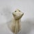 1990's Vintage Belleek Ireland Porcelain White Cat Figurine With Green Eyes For Sale In Cincinnati - Image 6 of 8