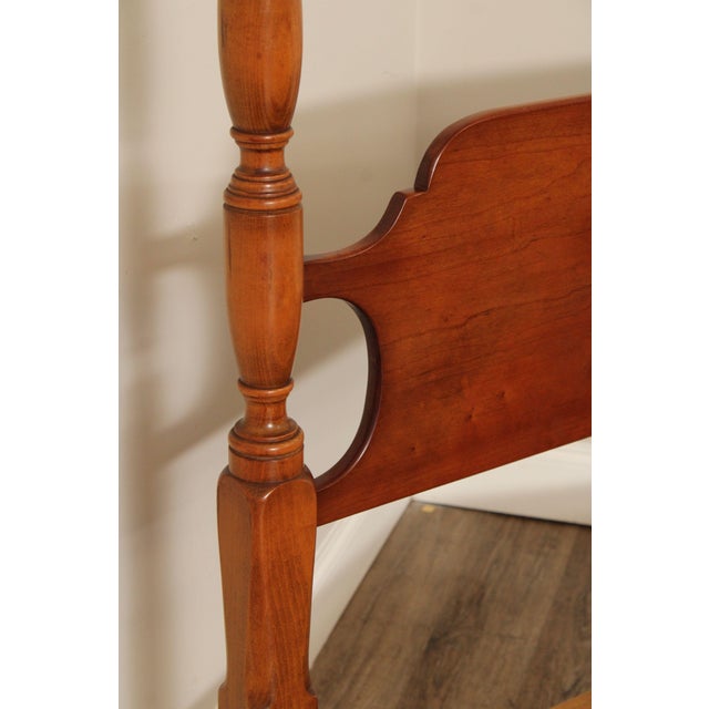 L. & J.G. Stickley Vintage Cherry Full-Size Poster Bed For Sale - Image 11 of 13