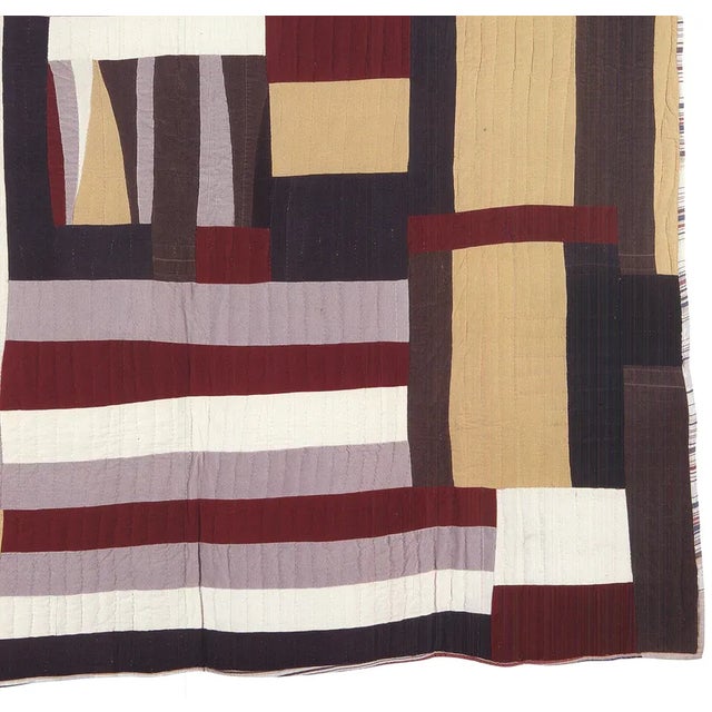 Late 20th Century Mary Bendolph 'Housetop Variation Quilt' Offset Lithograph Poster For Sale - Image 4 of 4