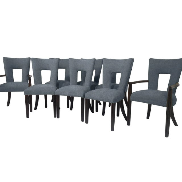Mater Mid-Century Style Dining Chairs - Set of 8 For Sale - Image 4 of 5