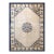 1920s Ivory Vase Medallion Antique Chinese Peking Knotted Wool Carpet Rug For Sale