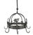 Gray Late 18th Century Wrought Iron Speckkrone Kitchen Crown For Sale - Image 8 of 8