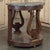 Empire Demilune Lyre Console in Mahogany With St. Anne Marble Top For Sale - Image 4 of 18