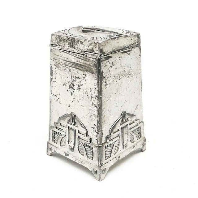 Silver Art Nouveau Piggy Bank by DBE, Germany For Sale - Image 8 of 10
