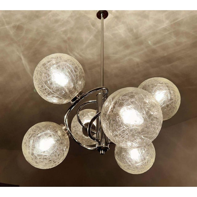 1970s Vintage Space Age Pendant Light, 1970s For Sale - Image 5 of 18