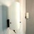 Vintage Opaline Glass and Metal Wall Lights from Stilnovo, Italy, 1960s, Set of 2 For Sale - Image 3 of 7