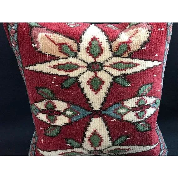 Textile Colorful Turkish Wool Bohemian Pillow Cover For Sale - Image 7 of 11
