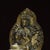 This is a vintage gilt bronze figure of Thousand-Hand Guanyin, the Bodhisattva of Compassion. The statue features a...