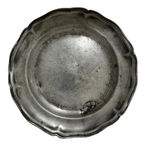 Early 19th Century Old English Pewter Platter